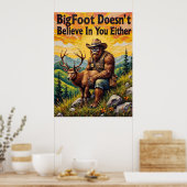 Poster Sanctuaire du coucher de soleil : Sasquatch et la  (Cuisine)