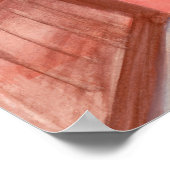 Poster Sanctuario de Chimayo Aquarelle Nouveau-Mexique (Coin)