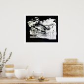 Poster "Sanctum" Limited Edition noir/blanc (Cuisine)