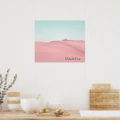 Poster Sand Dunes Desert Sky Photo personnelle (Cuisine)