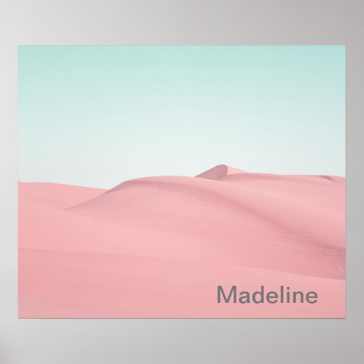 Poster Sand Dunes Desert Sky Photo personnelle (Devant)