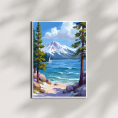 Poster Sand Harbour Beach Lac Tahoe Peinture