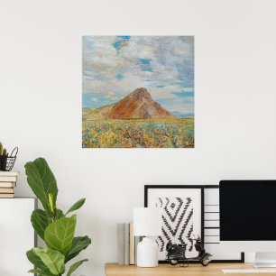 Poster Sand Springs Butte par Childe Hassam, Art ancien
