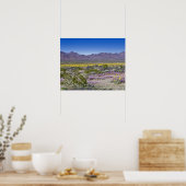 Poster Sand Verbena & Desert Gold à Amboy Crater, CA, (Cuisine)