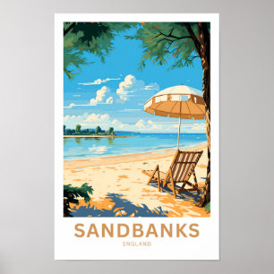 Poster Sandbanks Angleterre - Imprimer