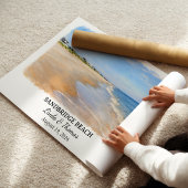 Poster Sandbridge Beach Virginia Poster, Watercolor, Cust