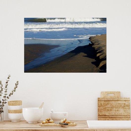 Poster Sandbridge Beach Wave (Cuisine)