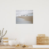 Poster Sanderlings Marcher sur la plage Couleur 16x20 (Cuisine)