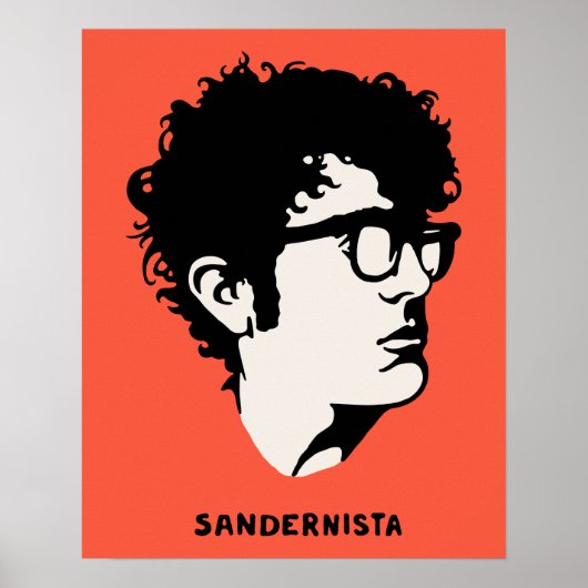 Poster Sandernista, Young (Devant)