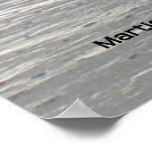 Poster Sandpiper solitaire à Watsonville Beach (Coin)