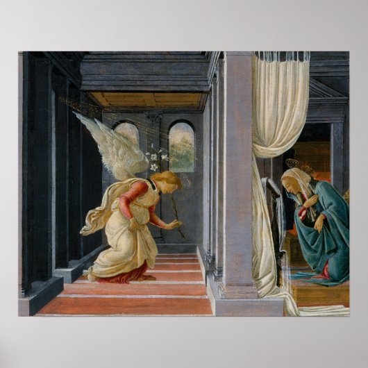 Poster Sandro Botticelli - Annonciation (Devant)