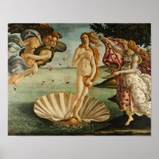 Poster Sandro Botticelli - La naissance de Vénus (Devant)