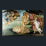 Poster Sandro Botticelli La naissance de Vénus<br><div class="desc">La peinture emblématique de Sandro Botticelli sur la naissance de Vénus.</div>