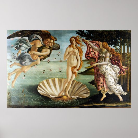 Poster Sandro Botticelli La naissance de Vénus (Devant)