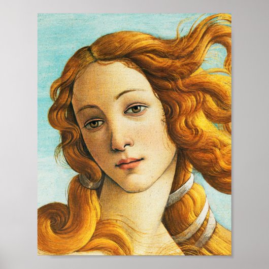 Poster Sandro Botticelli La naissance de Vénus Visage Dét (Devant)