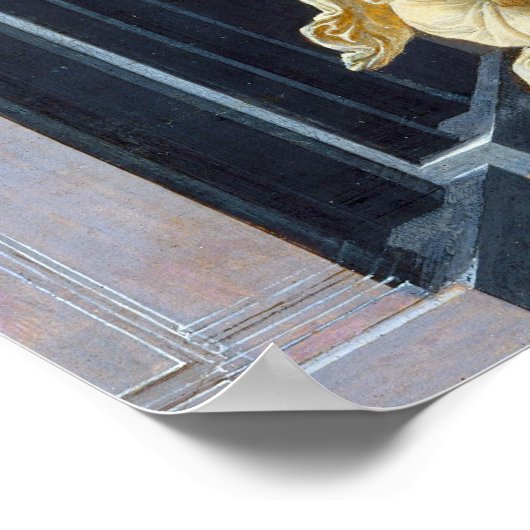 Poster Sandro Botticelli La Peinture Annonciation (Coin)