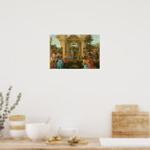 Poster Sandro Botticelli - L'Adoration des Mages (Cuisine)
