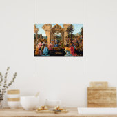 Poster Sandro Botticelli L'Adoration des Mages (Cuisine)