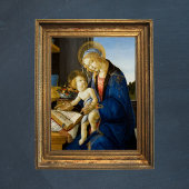 Poster Sandro Botticelli Madonna du livre Enfant Jésus