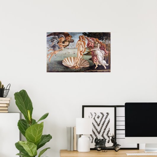 Poster Sandro Botticelli - Naissance de Vénus (Bureau à domicile)