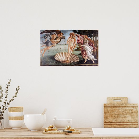 Poster Sandro Botticelli - Naissance de Vénus (Cuisine)