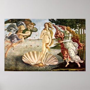 Poster Sandro Botticelli-Naissance de Vénus
