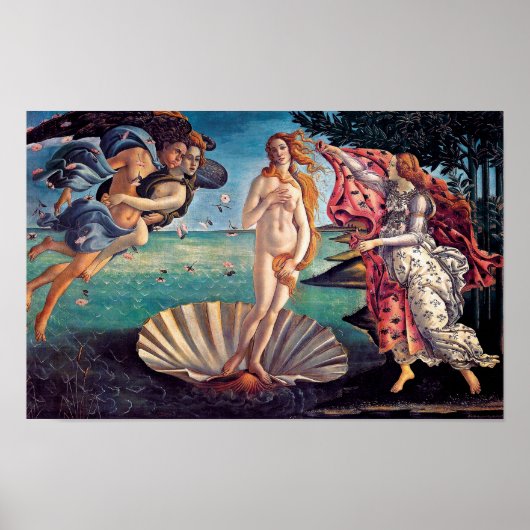 Poster Sandro Botticelli - Naissance de Vénus - Beaux-Art (Devant)