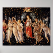 Poster Sandro Botticelli Primavera (Devant)