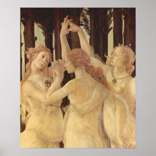 Poster Sandro Botticelli-Spring (Primavera), détail