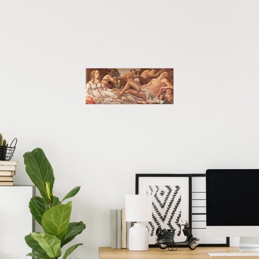Poster Sandro Botticelli-Venus et Mars (Bureau à domicile)