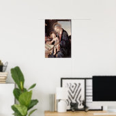 Poster Sandro Botticelli - Vierge du Livre (Bureau à domicile)