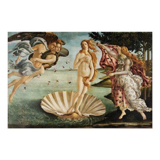 Pôster Sandro Botticelli's The Birth of Venus Perfect Poster (Voorkant)