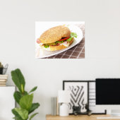 Poster Sandwich (Bureau à domicile)