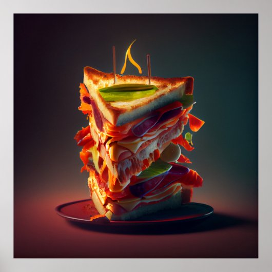 Poster sandwich de club d'affiches (Devant)