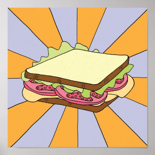 Poster Sandwich électrique (Devant)