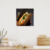 Poster sandwich / Poster de cuisine de foin (Cuisine)