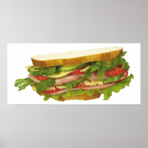 Poster Sandwich savoureux