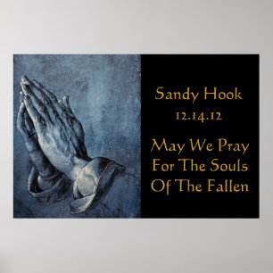 POSTER SANDY HOOK POURRAIT-ON PRIER POUR LES ÂMES DE....