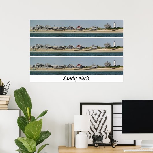 Poster Sandy Neck (Bureau à domicile)