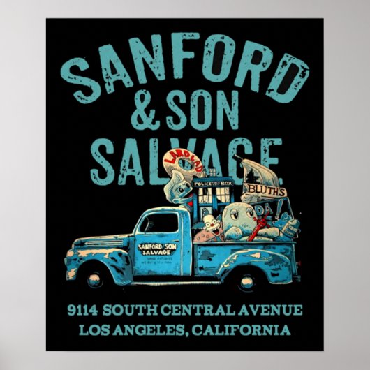 Poster Sanford et son 9114 South Central (Devant)