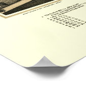 Poster Sanford, ME Carte panoramique - 1889 (Coin)