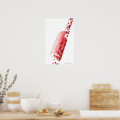 Poster Sang circulant à travers une artère (Cuisine)