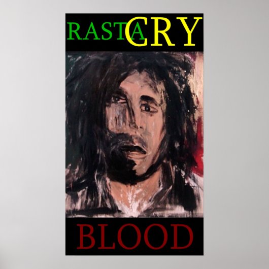 POSTER SANG DE CRY RASTA (Devant)
