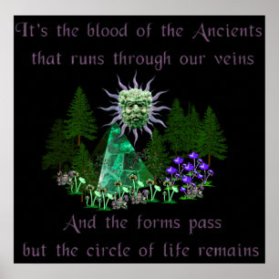 Poster Sang des ancients