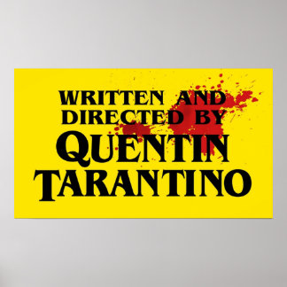 Poster Sanglé Écrit Et Réalisé Par Quentin Taran