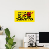 Poster Sanglé Écrit Et Réalisé Par Quentin Taran (Bureau à domicile)