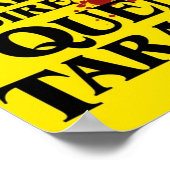 Poster Sanglé Écrit Et Réalisé Par Quentin Taran (Coin)