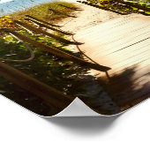 Poster Sanibel Island Floride Plage Océan (Coin)