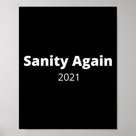 Poster Sanity again 2021-2025 (Devant)