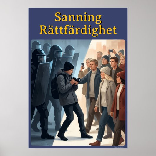 Poster — Sanning & rättfärdighet (Devant)
